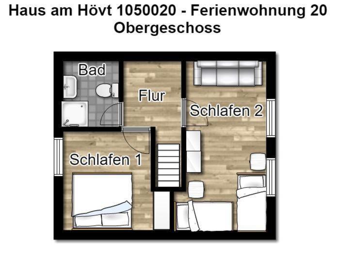 Haus Am Hoevt - Ferienwohnung 20 Goehren  Buitenkant foto